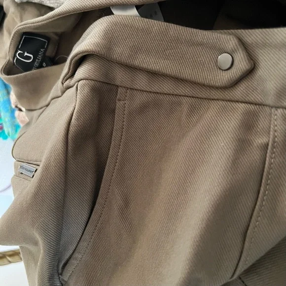 G by Giuliana Women’s Ponte Knit Army Green Pants NWOT Size 12 - Picture 6 of 11